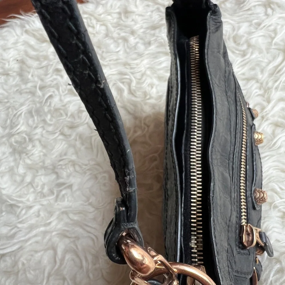Firm | Balenciaga Motorcross Classic City Pochette Bag - Picture 9 of 12